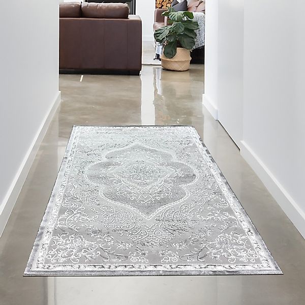 Carpetia Teppich Orientteppich mit Verzierungen glänzend günstig online kaufen