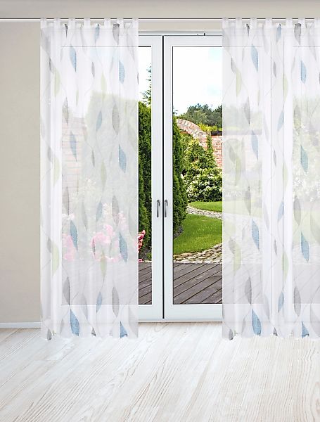 HOME WOHNIDEEN Vorhang "PAOLO" Schlaufen 2 Stk. tlg. 2er Pack Schlaufenscha günstig online kaufen