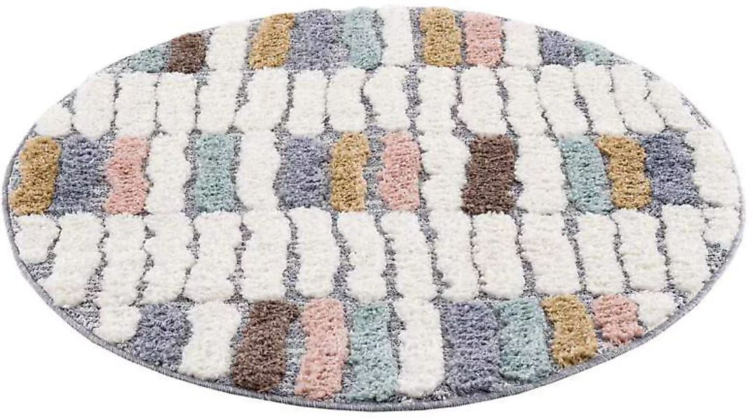 Carpet City Hochflor-Teppich »Focus 3032«, rund günstig online kaufen