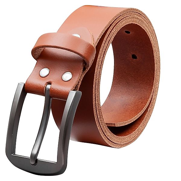 COLOGNEBELT Ledergürtel OM416-SL-Cognac MADE IN GERMANY, günstig online kaufen