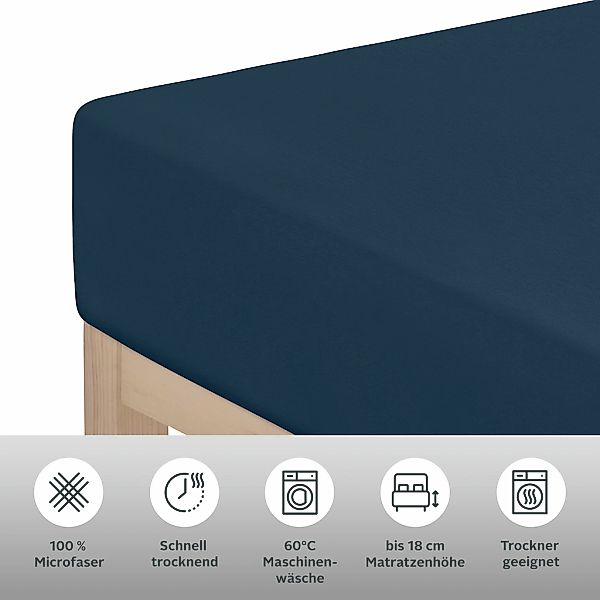 OTTO home Spannbettlaken "PAPRIKA" Bettlaken Laken in zwei Qualitäten: Flee günstig online kaufen