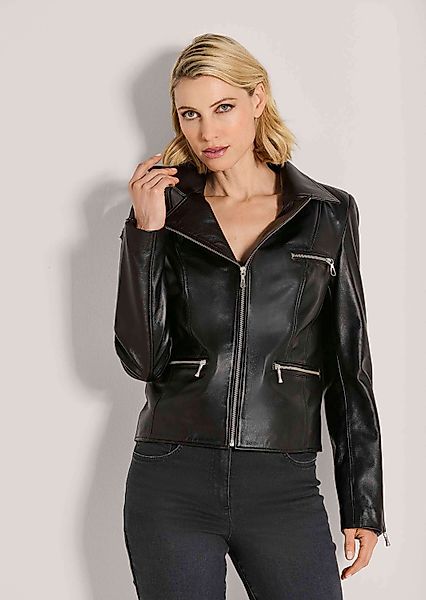 MADELEINE Lederjacke Langarmjacke aus feinstem Lammnappa günstig online kaufen