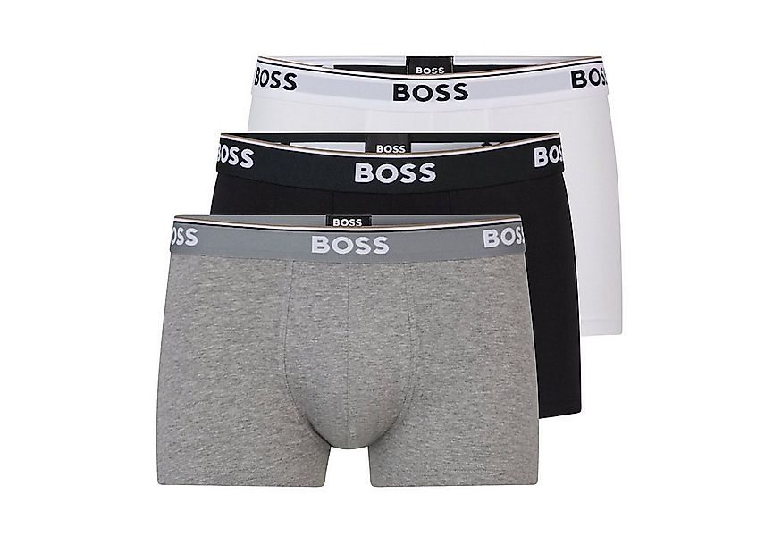 BOSS Boxer TRUNK 3P POWER (Packung, 3-St., 3er-Pack) Multi Pack Cotton Stre günstig online kaufen