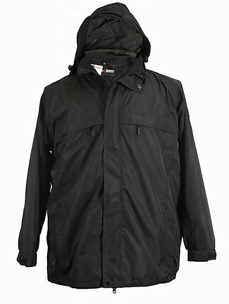 marc & mark 3-in-1-Funktionsjacke 3in1 Jacke Lech in Übergröße, schwarz günstig online kaufen