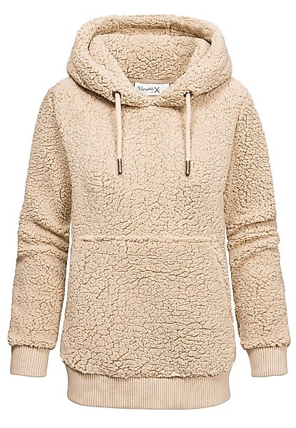 REPUBLIX Kapuzenpullover CHARLIZE Damen Teddy Sweatjacke günstig online kaufen