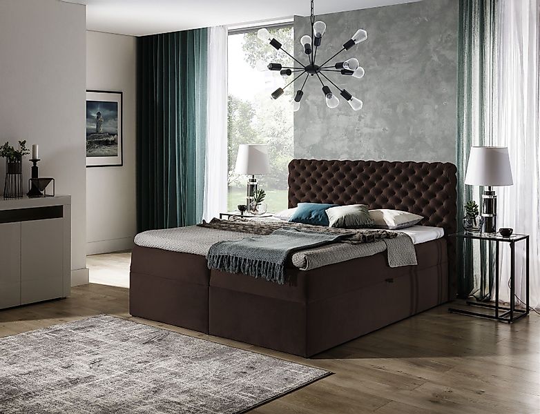Fun Möbel Boxbett Schlafzimmerbett WILLIAM in günstig online kaufen