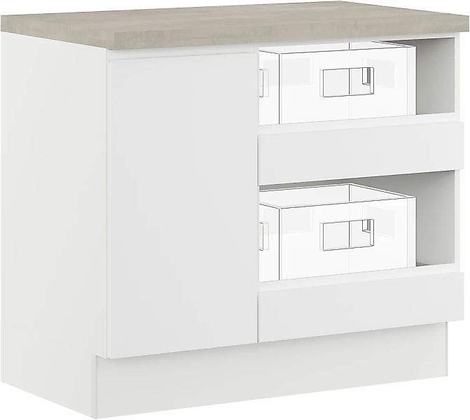 IMPULS KÜCHEN Mehrzweckschrank-Set "Warschau", (4 St.), Vielfältige Variant günstig online kaufen