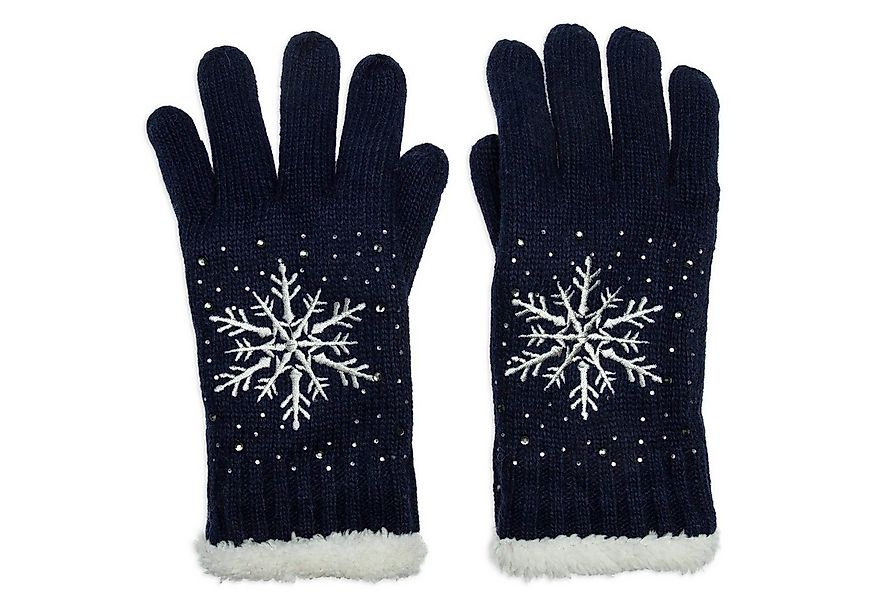 Caspar Strickhandschuhe GLV009 warm gefütterte Damen Strick Handschuhe günstig online kaufen