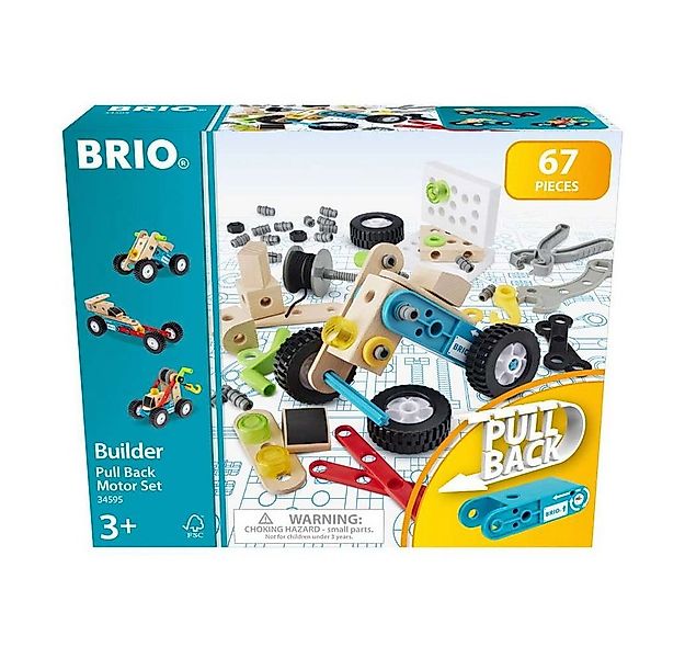 BRIO® Nachziehmotor Konstruktionsset 67 Teile 34595 Spielbausteine günstig online kaufen
