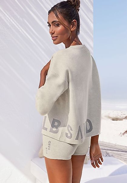 Elbsand Strickpullover, aus hochwertigem Strick mit eingestricktem Logo, Lo günstig online kaufen