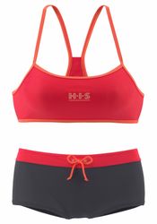 H.I.S Bustier-Bikini mit Kontrastdetails günstig online kaufen