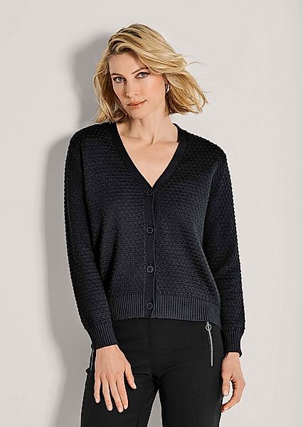 MADELEINE Strickjacke Eleganter Cardigan mit V-Ausschnitt Jacke mit Noppens günstig online kaufen