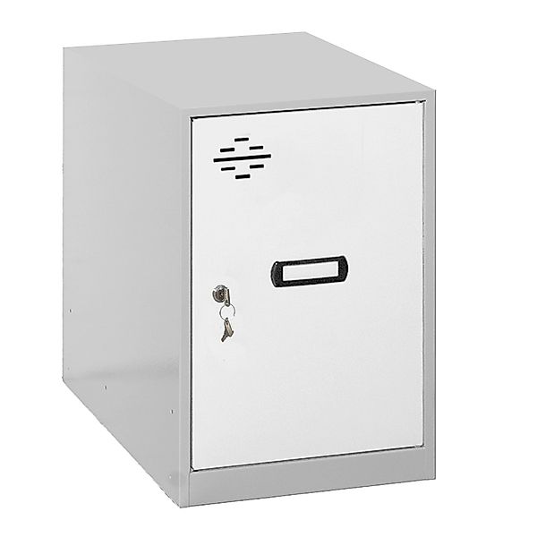 PROREGAL Schließfachwürfel AMEGO HxBxT 47,5 x 40 x 50 cm Ohne Standfüße Wei günstig online kaufen