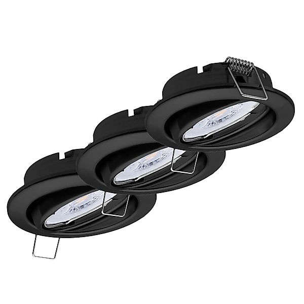 Oktaplex 3er Set Einbauspot Dijon Dimmbar inkl. LED Modul Neutralweiß 4,9W günstig online kaufen