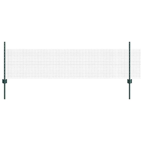 vidaXL Gartenzaun Zaun mit Pfosten Grün günstig online kaufen