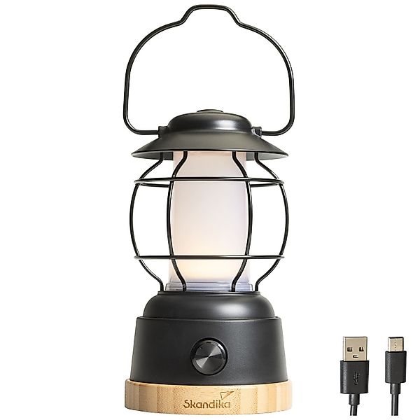 Skandika LED Gartenleuchte, stufenlos dimmbar, USB, günstig online kaufen
