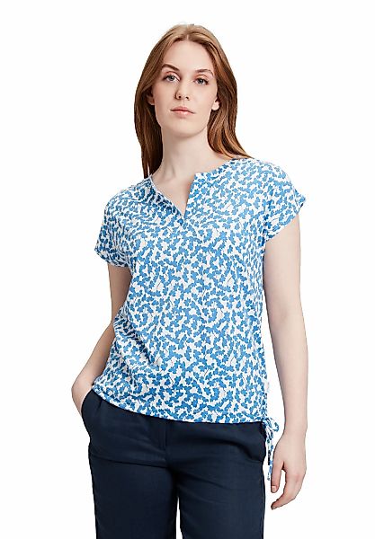 Betty&Co Kurzarmshirt "Betty & Co Damen Casual-Shirt mit Tunnelzug", (1 tlg günstig online kaufen