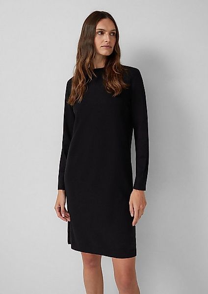 s.Oliver Midikleid Kleid Feinstrickkleid mit Ripp-Detail am Arm günstig online kaufen