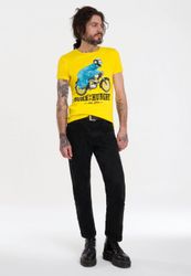 LOGOSHIRT T-Shirt Sesamstraße - Krümelmonster Motorrad günstig online kaufen