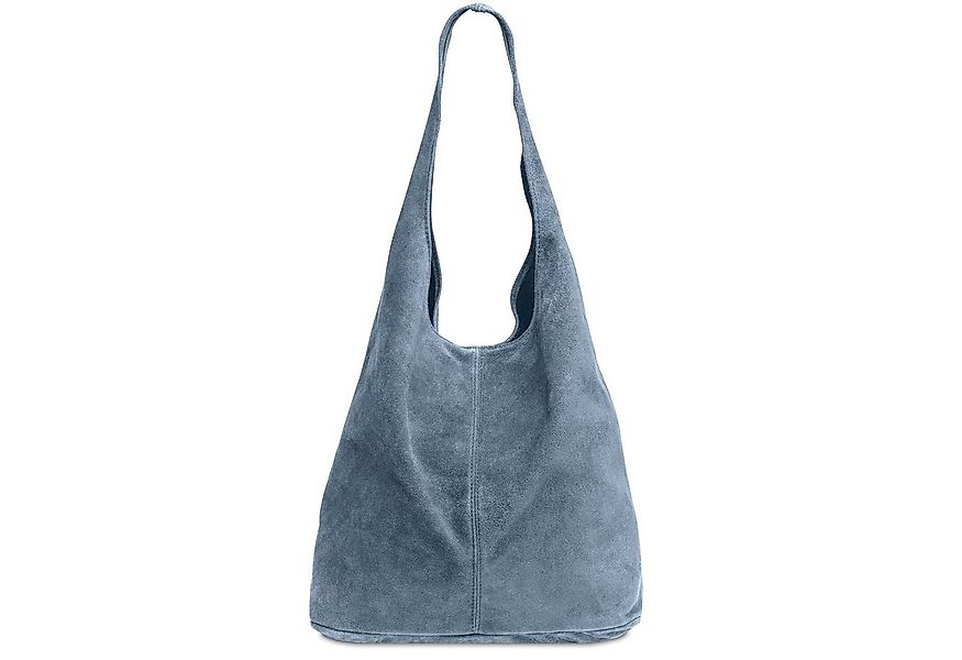 Caspar Schultertasche große Damen Wildleder Tasche Hobo Bag - CLASSIC LINE günstig online kaufen