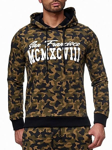 RedBridge Hoodie im Camouflage-Look - Hoodie mit Schriftzug günstig online kaufen