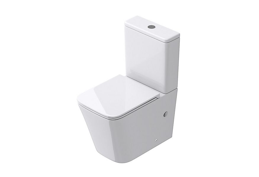 doporro Tiefspül-WC Stand-WC bodenstehend Design Toilette Silent-Close spül günstig online kaufen