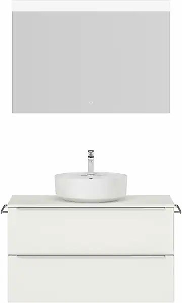 nobilia® Badmöbel-Set »Alvene« vormontiert, mit Soft-Close, 2 Stk. tlg. günstig online kaufen
