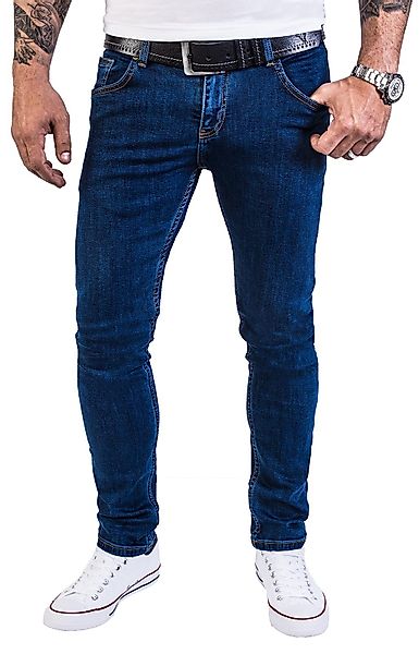Rock Creek Slim-fit-Jeans Herren Jeans Stonewashed günstig online kaufen