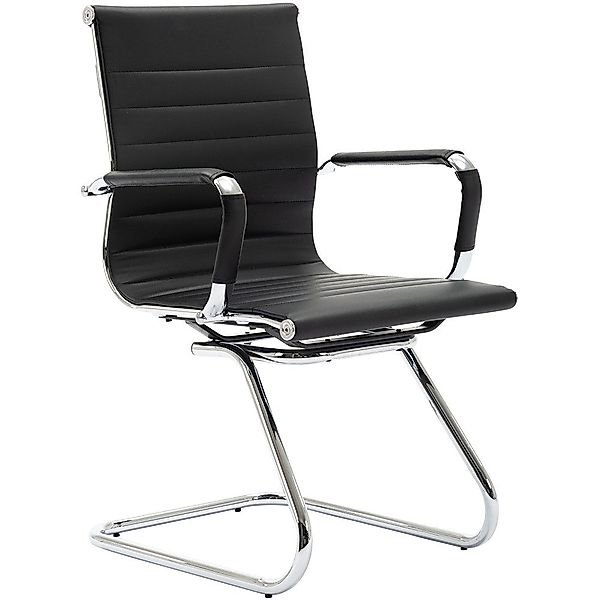 WAHSON OFFICE CHAIRS Bürostuhl 2 PU-Leder-Freischwinger günstig online kaufen