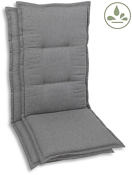 GO-DE Sesselauflage, (Set, 2 St), hoch, wasserabweisend günstig online kaufen