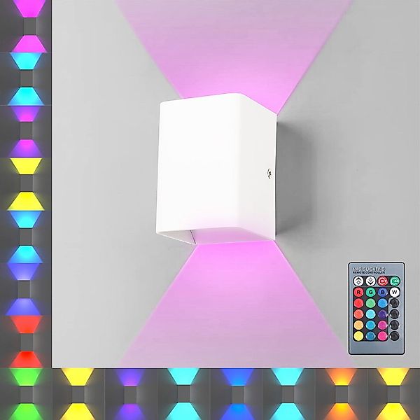 Jibenhome LED Flutlichtstrahler Up-Down-Wandleuchte 10 X günstig online kaufen
