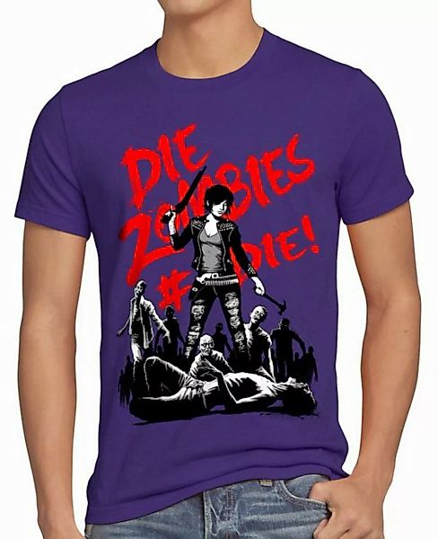 style3 T-Shirt Zombie the walking horror dead daryl dixon halloween shotgun günstig online kaufen