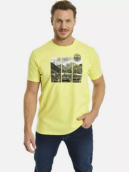 Jan Vanderstorm T-Shirt KRISTFINNUR mit Bergpanorama-Aufdruck günstig online kaufen