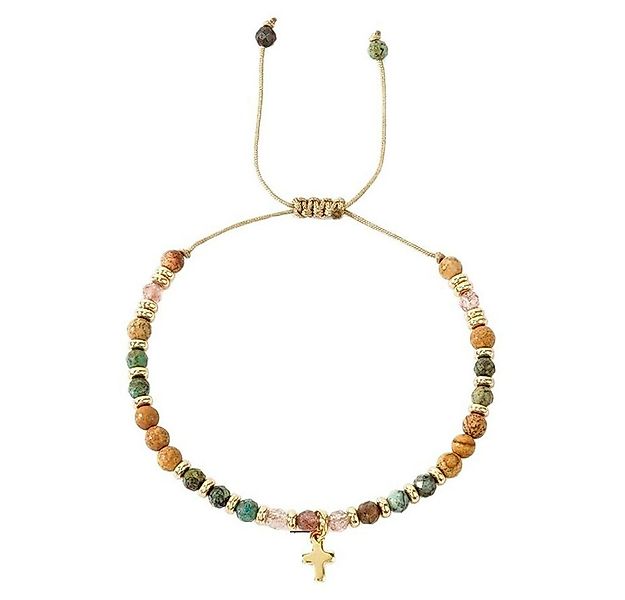 The Beauty House Armband Handgemachtes Perlenarmband mit Natursteinen und K günstig online kaufen