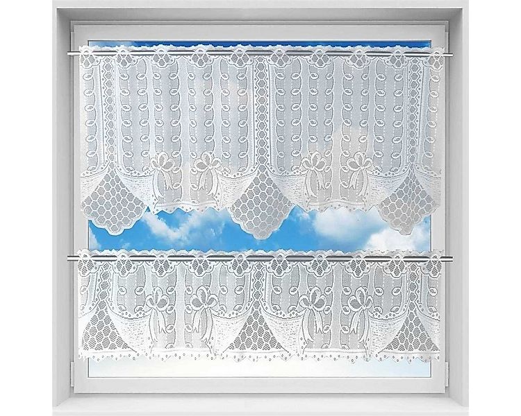 Arsvita Vorhang Mona (1 St), Stangendurchzug, halbtransparent, 2 teiliges B günstig online kaufen