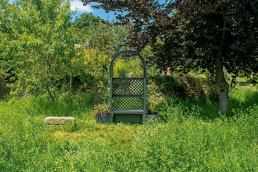 KHW Gartenbank Amsterdam, mit Rosenbogen, Spalier günstig online kaufen