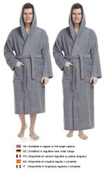 Arus Herrenbademantel Astrom aus Baumwoll-Frottee, Reisebademantel, günstig online kaufen