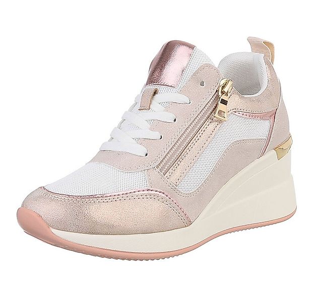 Ital-Design Damen Low-Top Freizeit Sneaker (88577380) Keilabsatz/Wedge Snea günstig online kaufen