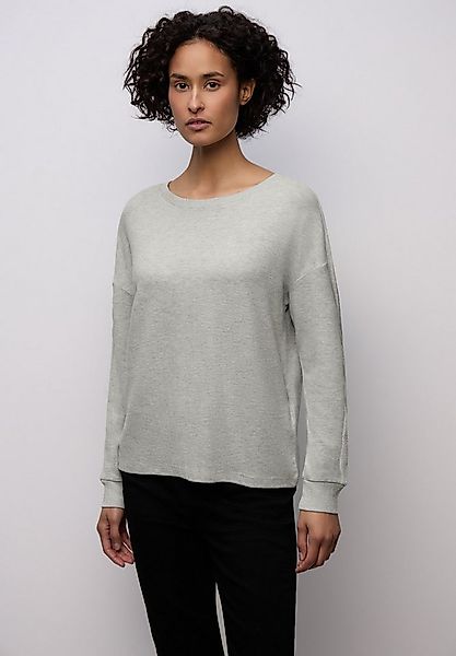 STREET ONE Langarmshirt mit Glitzerdetails günstig online kaufen