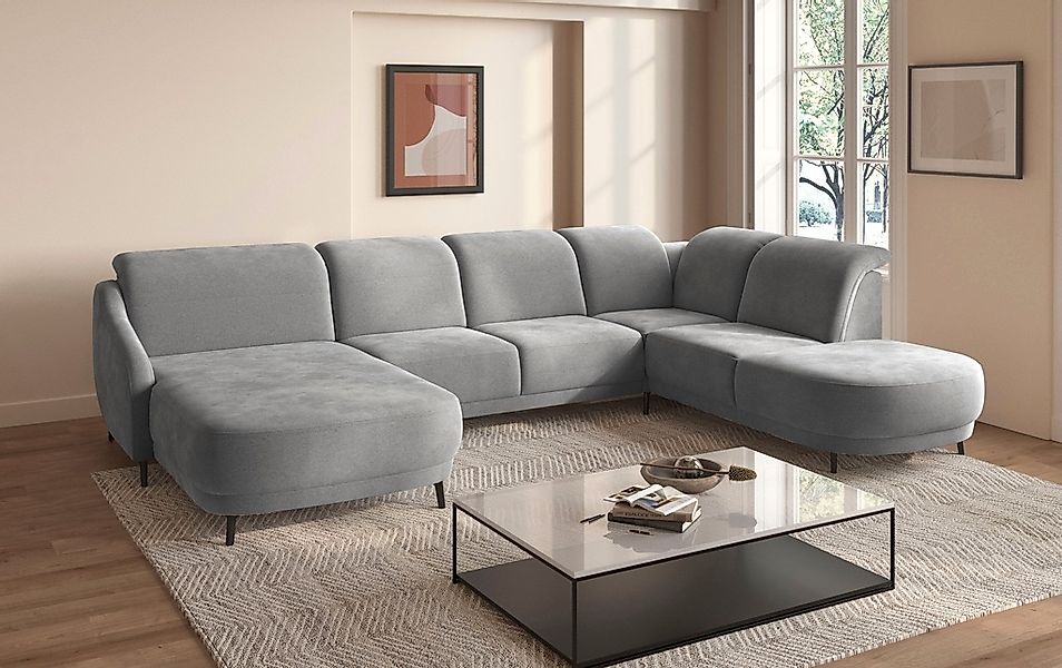 sit&more Wohnlandschaft "Blues U-Form", inkl. Kopfteilverstellung, wahlweis günstig online kaufen