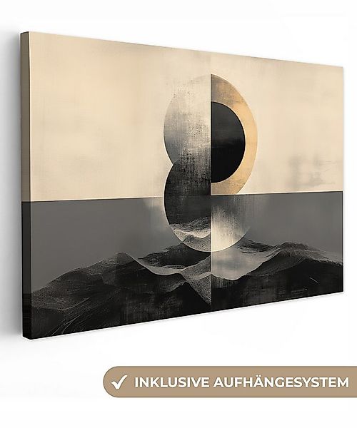 OneMillionCanvasses® Leinwandbild Kreise - Schatten - Abstrakt, Fotodruck ( günstig online kaufen