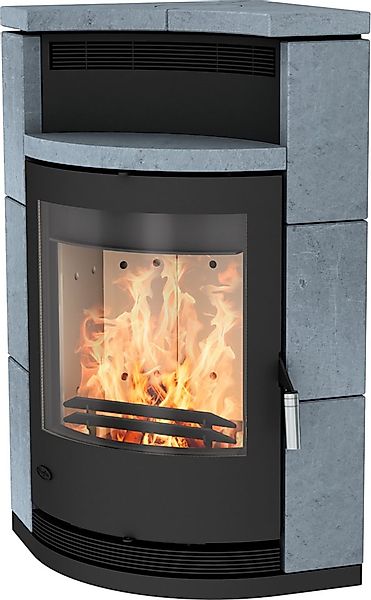 Fireplace Kaminofen Lyon Speckstein, 8,8 kW, Zeitbrand, Eckofen günstig online kaufen