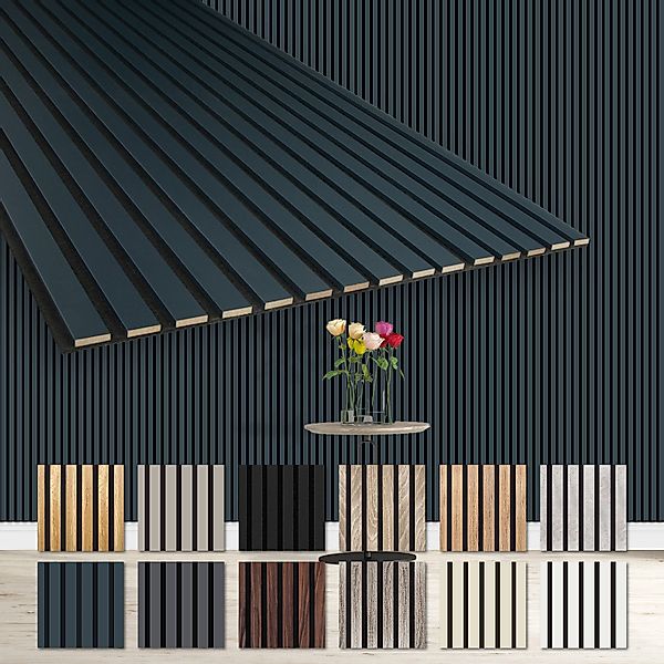 Hexim Wanddekoobjekt AP04 (Akustikpaneele 278x60cm Holz günstig online kaufen