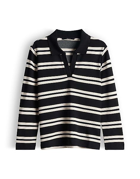 someday Poloshirt KIONA Regular mit sportiven Rugbystreifen günstig online kaufen