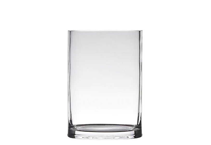 Hakbijl Glass Dekovase ZYLINDER, geschliffener Rand günstig online kaufen