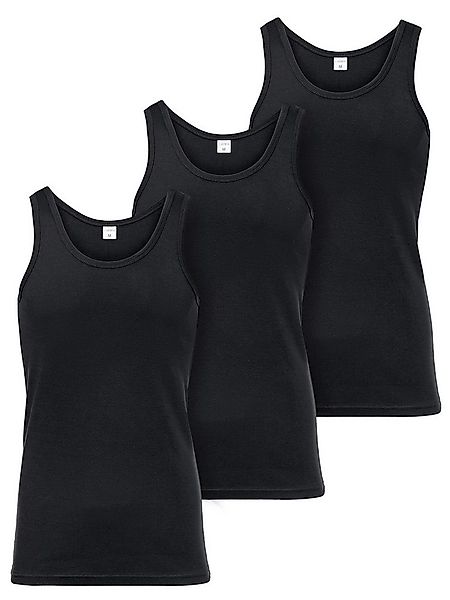 Ladeheid Unterhemd Tanktop Herren Baumwolle Set 3 Stück LA40-258 (Set, 3er- günstig online kaufen
