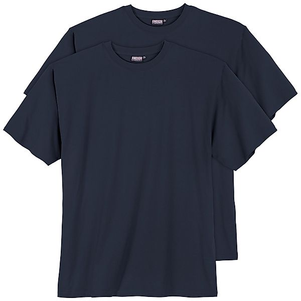 ADAMO Rundhalsshirt Übergrößen 2er Pack T-Shirt günstig online kaufen
