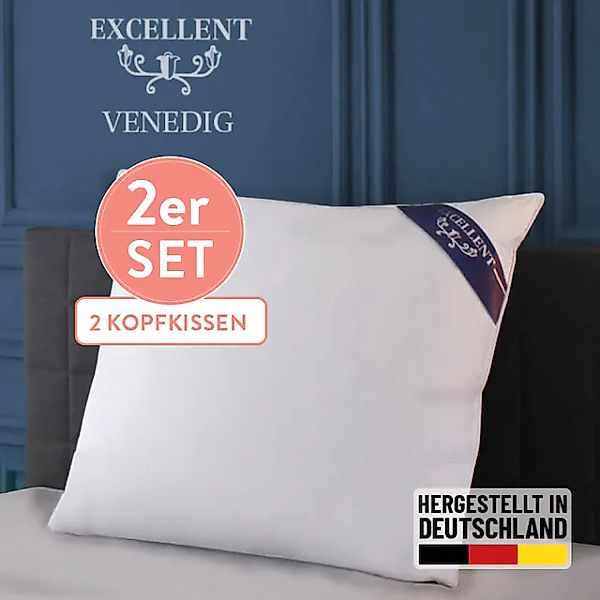 Excellent 3-Kammer-Kopfkissen »Venedig Kissen erhältlich im Einzel- oder Do günstig online kaufen