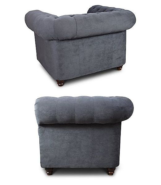 Sofnet Ohrensessel Asti 1, Chesterfield Sessel, Sofagarnitur, Glamour Couch günstig online kaufen