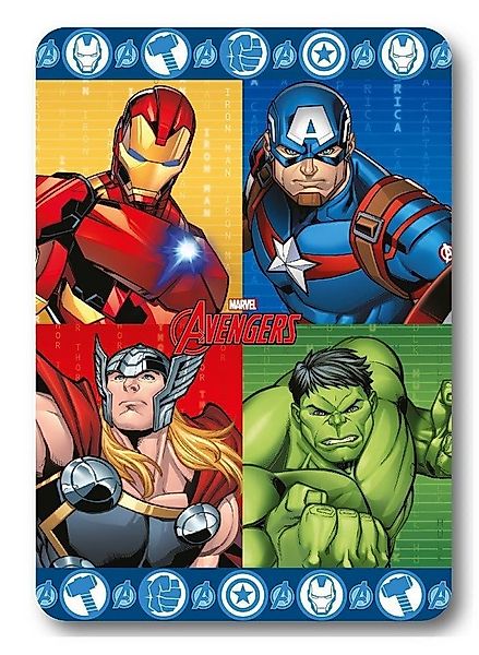 Kinderdecke Avengers Kinderdecke Fleecdecke 100 x 140 cm, MARVEL günstig online kaufen